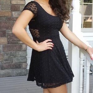 Forever 21 Black Lace Dress